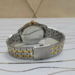 ست ساعت مچی عقربه‌ای کوارتز زنانه و مردانه مدل کلاسیک خطی کد 009