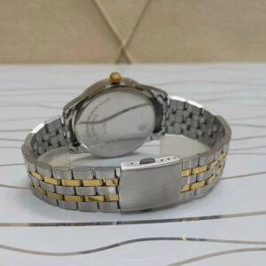 ست ساعت مچی عقربه‌ای کوارتز زنانه و مردانه مدل کلاسیک خطی کد 009