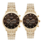 ست ساعت مچی عقربه‌ای کوارتز زنانه و مردانه سیتی زن مدل 98166