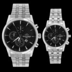 ست ساعت مچی عقربه‌ای کوارتز زنانه و مردانه مدل تک موتور طرح کورنو کد 004