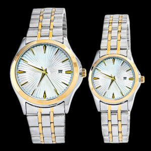 ست ساعت مچی عقربه ای  زنانه و مردانه مدل کلاسیک 05