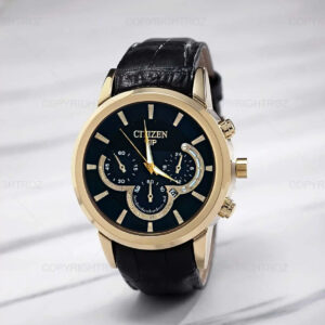 ست ساعت مچی عقربه‌ای کوارتز زنانه و مردانه مدل تک موتور بند فیکس قفل پروانه ای کد 008