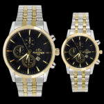 ست ساعت مچی عقربه‌ای کوارتز زنانه و مردانه مدل تک موتور کورنو کد 001