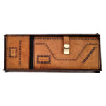 ست هدیه چرم دقت مدل چرم طبیعی بزی کد Sch-set6