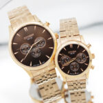 ست ساعت مچی عقربه‌ای کوارتز زنانه و مردانه سیتی زن مدل 98166