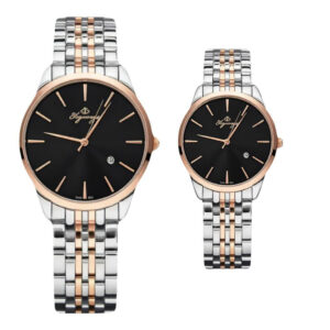 ست ساعت مچی عقربه‌ای کوارتز زنانه و مردانه الگنگس مدل el77434